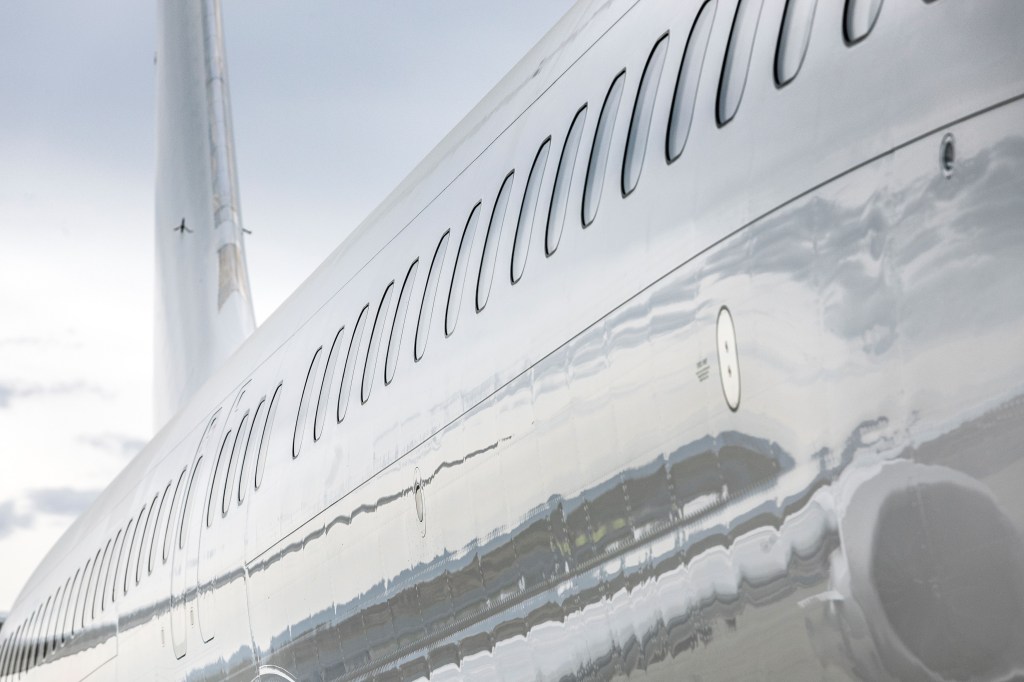 Close-Up Side Photo Of A Jet